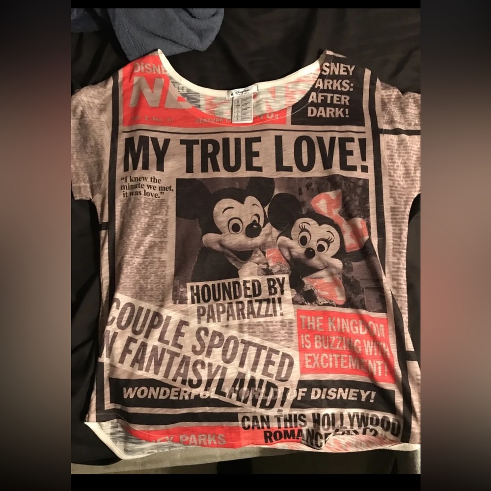 Disney My true love shirt womens Size M